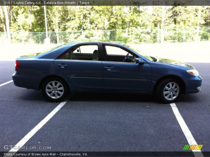 Catalina Blue Metallic / Taupe 2003 Toyota Camry XLE