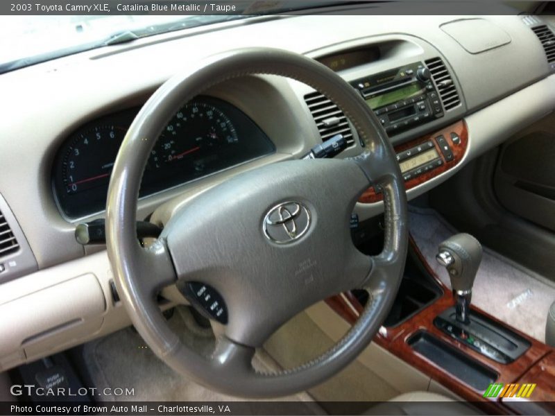 Catalina Blue Metallic / Taupe 2003 Toyota Camry XLE