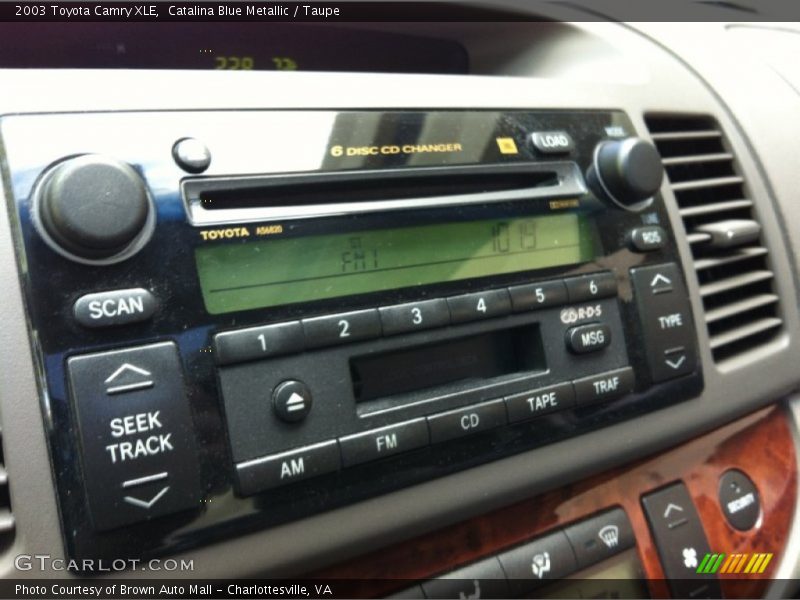 Catalina Blue Metallic / Taupe 2003 Toyota Camry XLE
