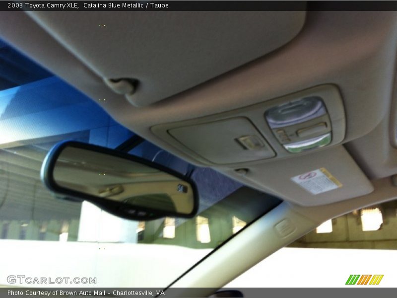 Catalina Blue Metallic / Taupe 2003 Toyota Camry XLE