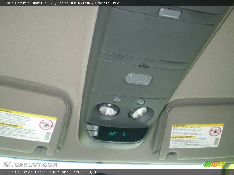 Indigo Blue Metallic / Graphite Gray 2004 Chevrolet Blazer LS 4x4