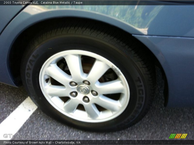 Catalina Blue Metallic / Taupe 2003 Toyota Camry XLE