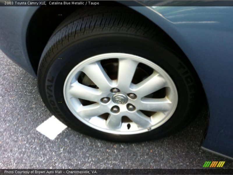 Catalina Blue Metallic / Taupe 2003 Toyota Camry XLE