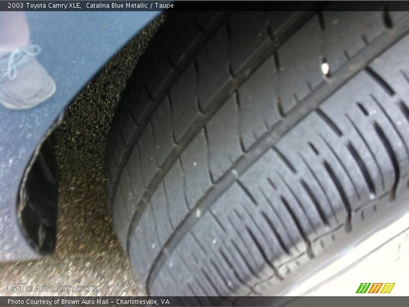 Catalina Blue Metallic / Taupe 2003 Toyota Camry XLE