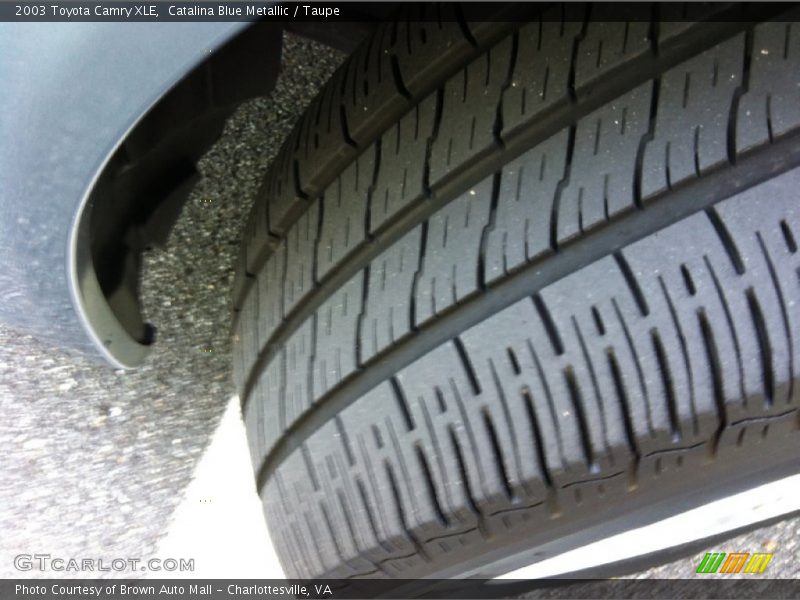Catalina Blue Metallic / Taupe 2003 Toyota Camry XLE