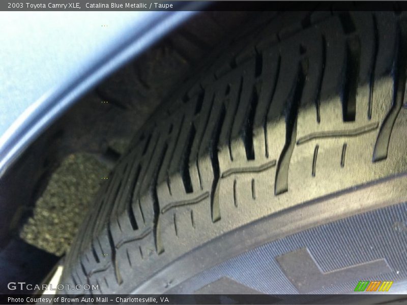 Catalina Blue Metallic / Taupe 2003 Toyota Camry XLE