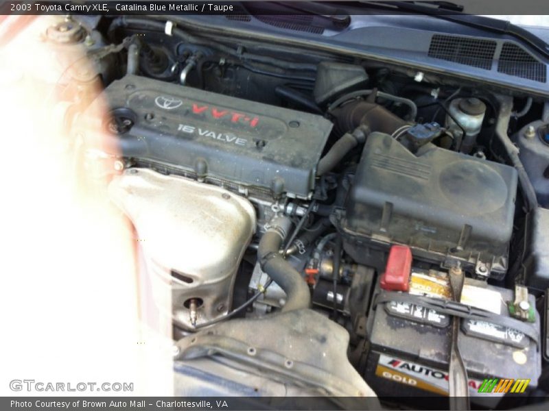 Catalina Blue Metallic / Taupe 2003 Toyota Camry XLE