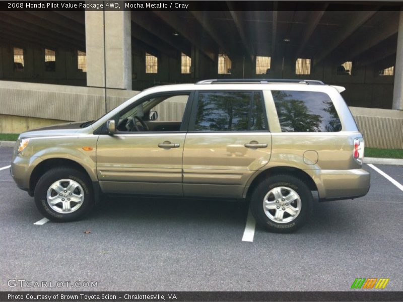 Mocha Metallic / Gray 2008 Honda Pilot Value Package 4WD