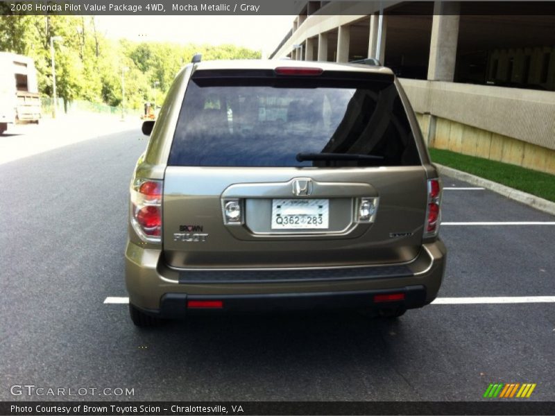 Mocha Metallic / Gray 2008 Honda Pilot Value Package 4WD