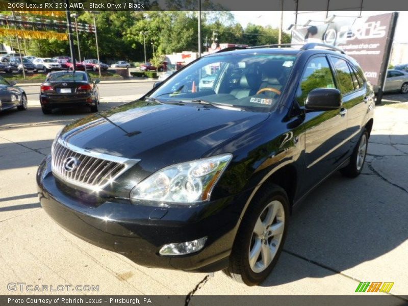 Black Onyx / Black 2008 Lexus RX 350 AWD