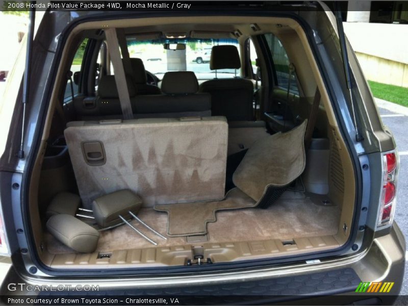 Mocha Metallic / Gray 2008 Honda Pilot Value Package 4WD