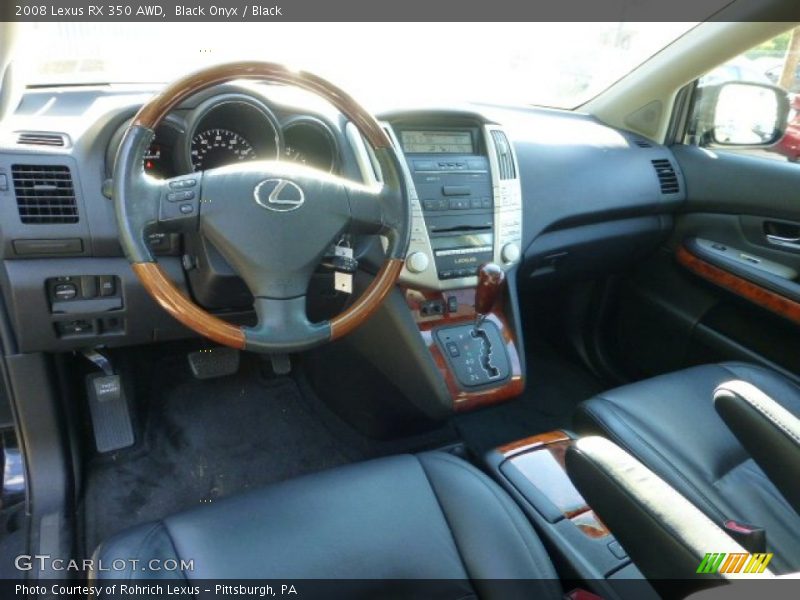 Black Onyx / Black 2008 Lexus RX 350 AWD
