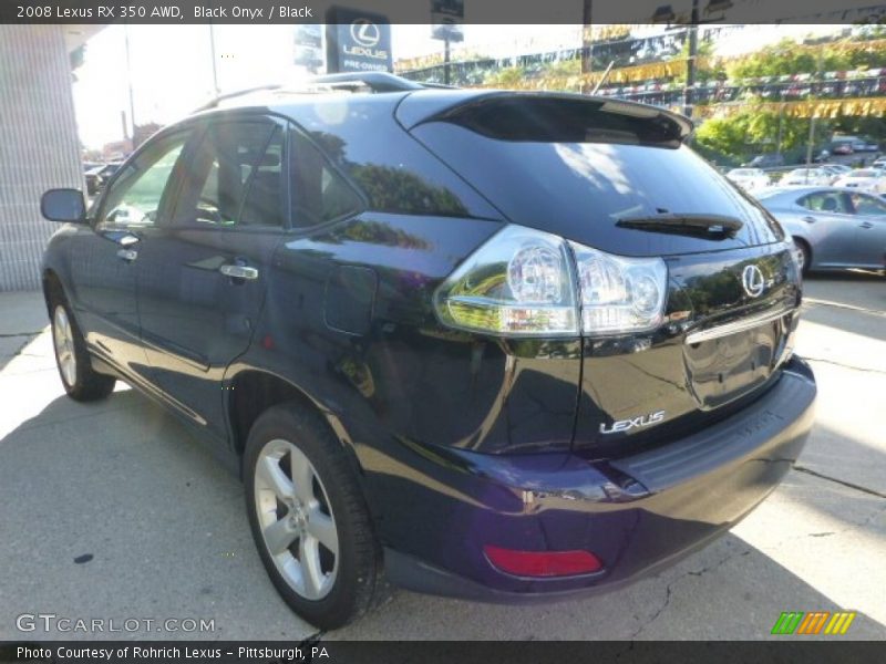 Black Onyx / Black 2008 Lexus RX 350 AWD