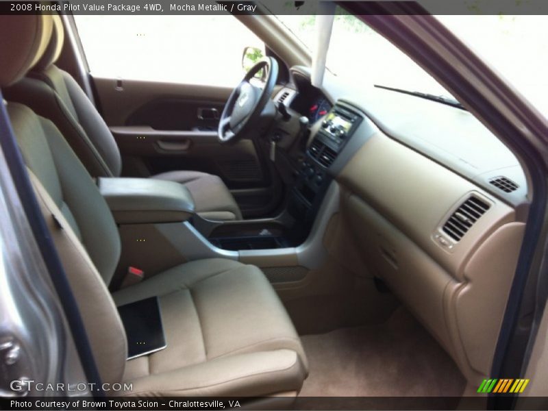 Mocha Metallic / Gray 2008 Honda Pilot Value Package 4WD