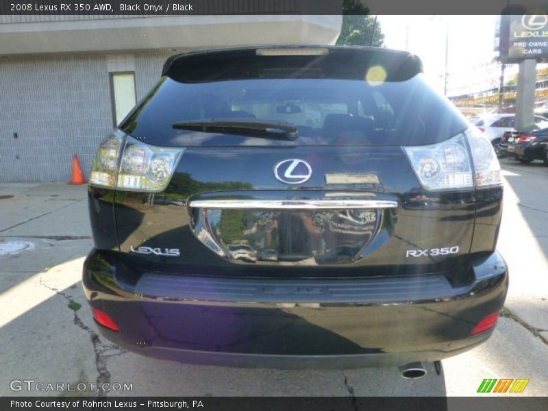 Black Onyx / Black 2008 Lexus RX 350 AWD