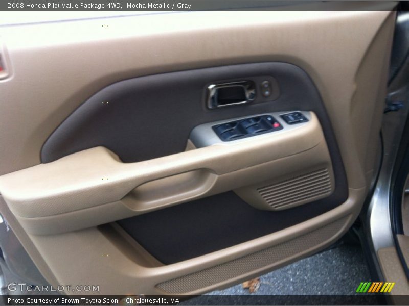 Mocha Metallic / Gray 2008 Honda Pilot Value Package 4WD