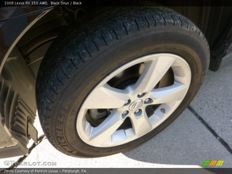 Black Onyx / Black 2008 Lexus RX 350 AWD