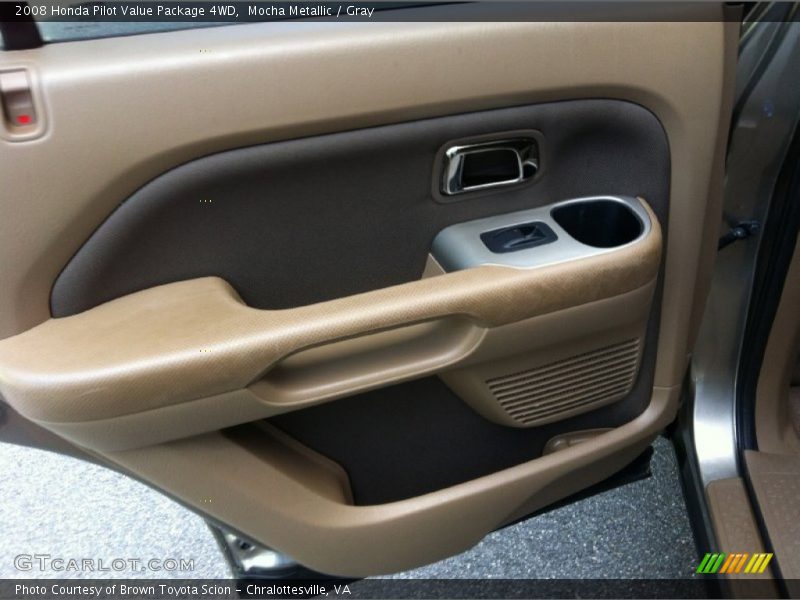 Mocha Metallic / Gray 2008 Honda Pilot Value Package 4WD