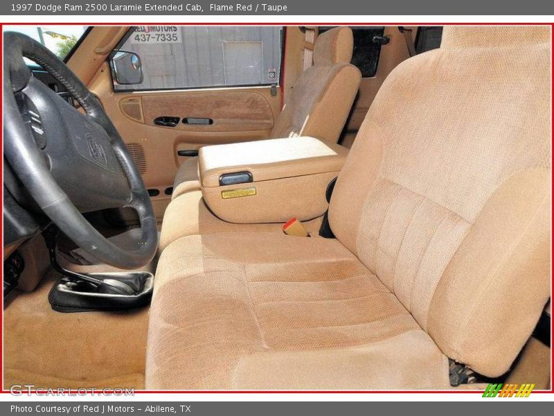 Flame Red / Taupe 1997 Dodge Ram 2500 Laramie Extended Cab