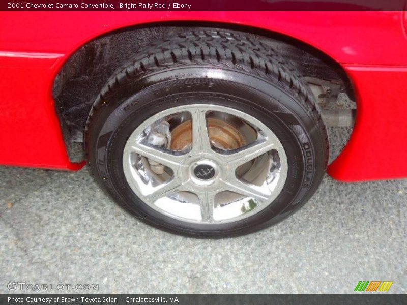 Bright Rally Red / Ebony 2001 Chevrolet Camaro Convertible