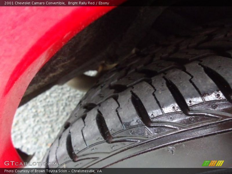 Bright Rally Red / Ebony 2001 Chevrolet Camaro Convertible