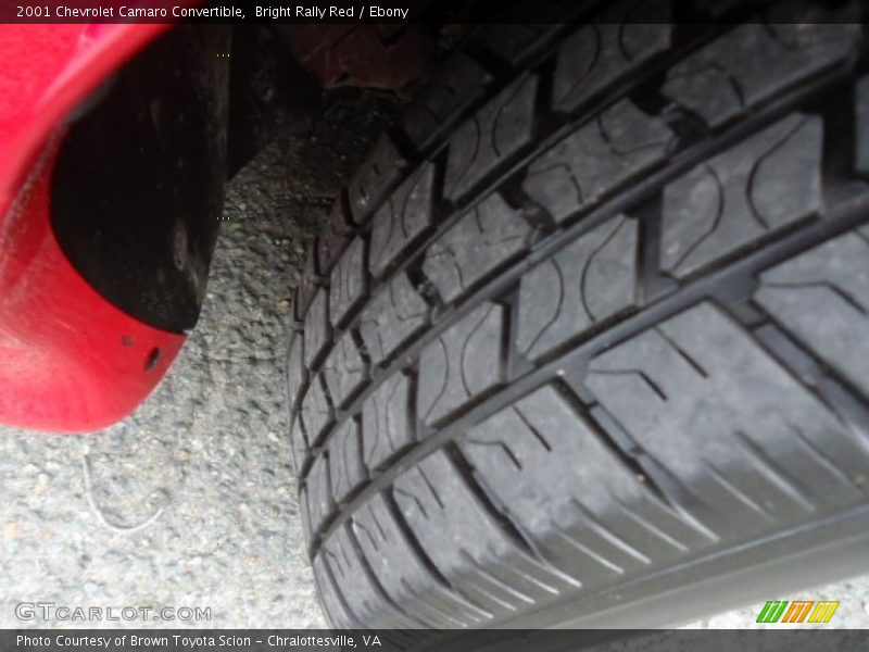 Bright Rally Red / Ebony 2001 Chevrolet Camaro Convertible