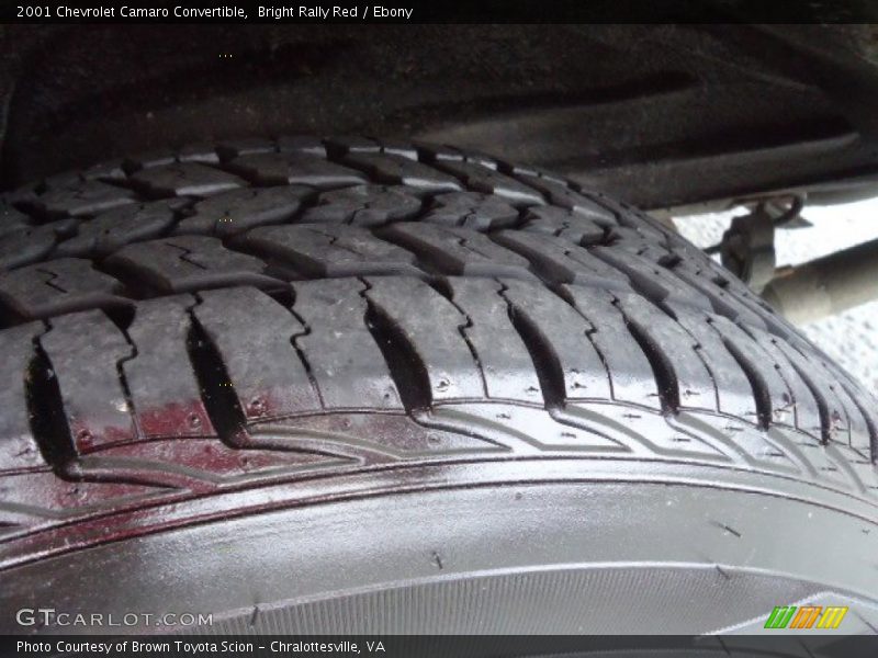 Bright Rally Red / Ebony 2001 Chevrolet Camaro Convertible