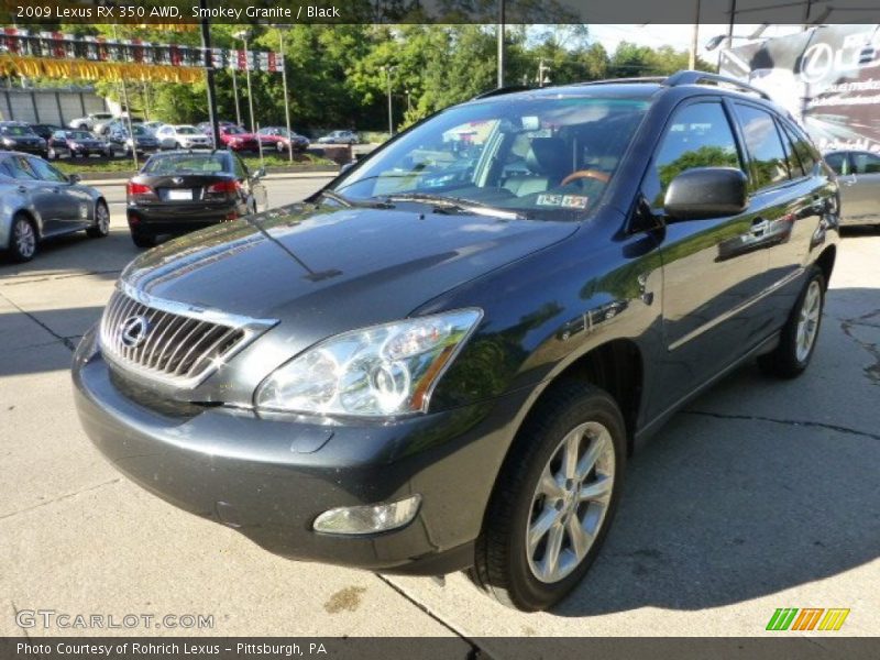 Smokey Granite / Black 2009 Lexus RX 350 AWD