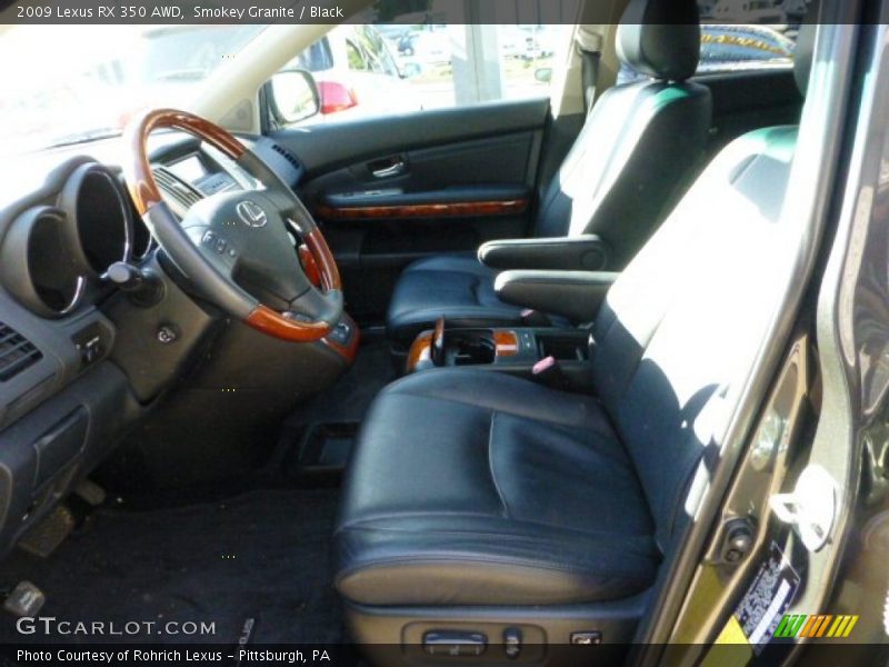 Smokey Granite / Black 2009 Lexus RX 350 AWD
