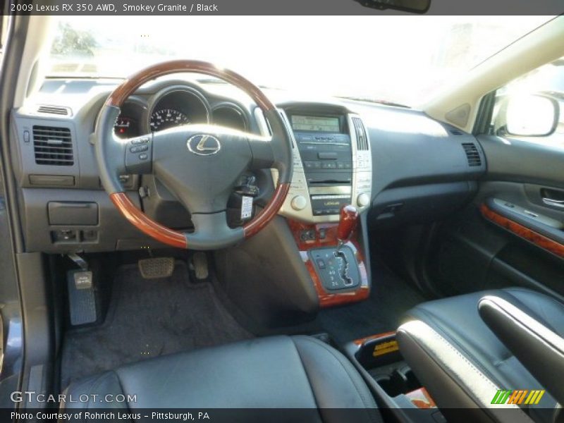 Smokey Granite / Black 2009 Lexus RX 350 AWD