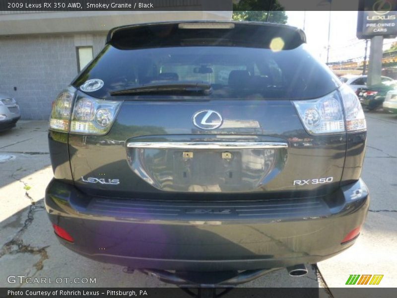 Smokey Granite / Black 2009 Lexus RX 350 AWD