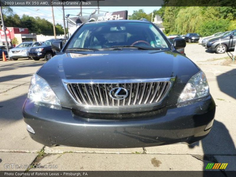 Smokey Granite / Black 2009 Lexus RX 350 AWD