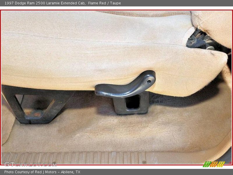 Flame Red / Taupe 1997 Dodge Ram 2500 Laramie Extended Cab