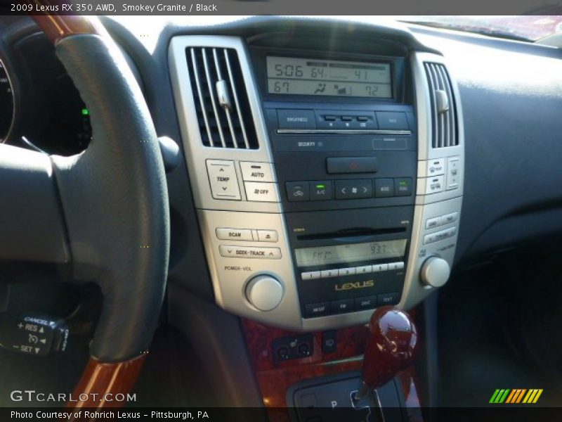 Smokey Granite / Black 2009 Lexus RX 350 AWD