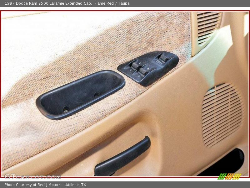 Flame Red / Taupe 1997 Dodge Ram 2500 Laramie Extended Cab