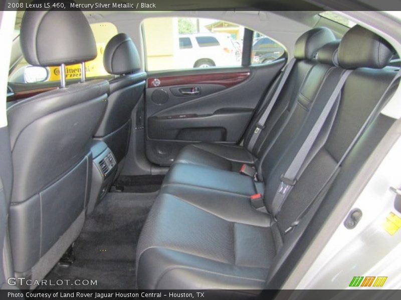 Mercury Silver Metallic / Black 2008 Lexus LS 460