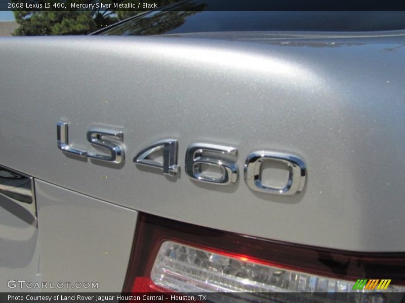 Mercury Silver Metallic / Black 2008 Lexus LS 460