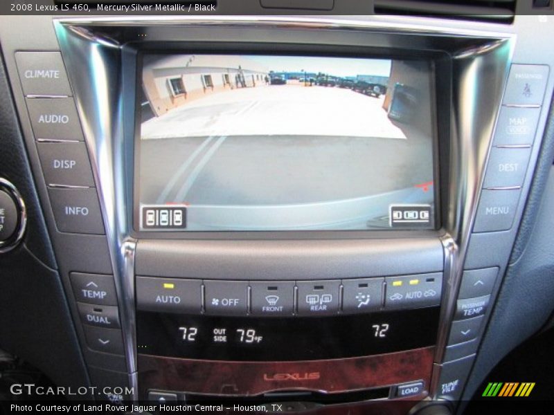 Mercury Silver Metallic / Black 2008 Lexus LS 460