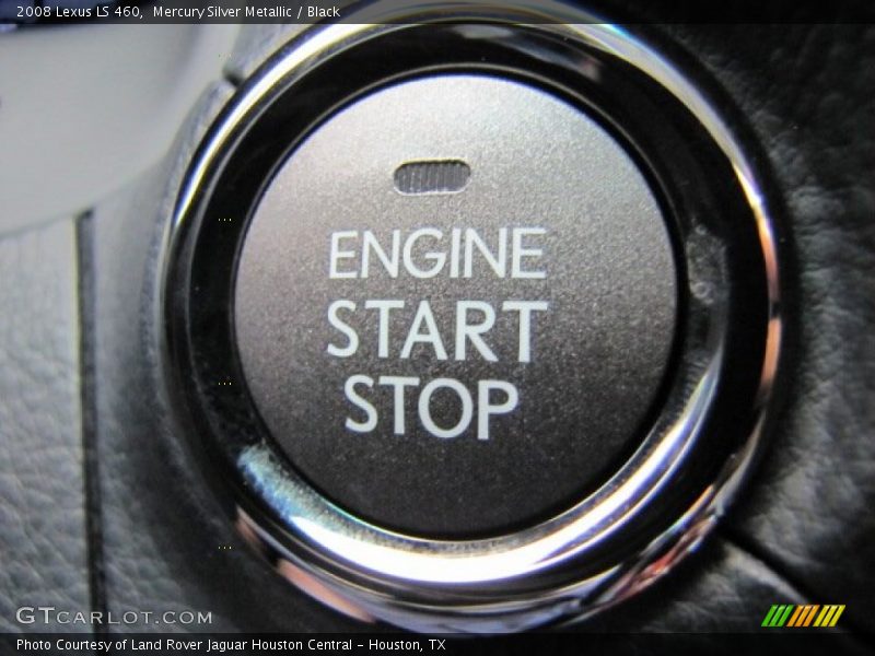 Mercury Silver Metallic / Black 2008 Lexus LS 460