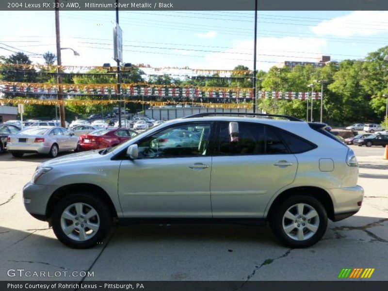 Millinnium Silver Metallic / Black 2004 Lexus RX 330 AWD