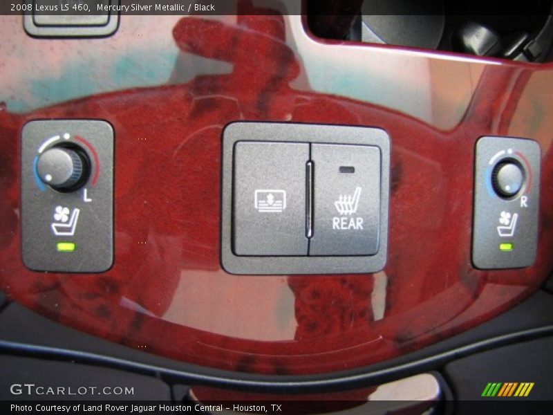 Mercury Silver Metallic / Black 2008 Lexus LS 460