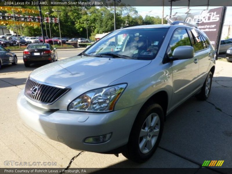 Millinnium Silver Metallic / Black 2004 Lexus RX 330 AWD
