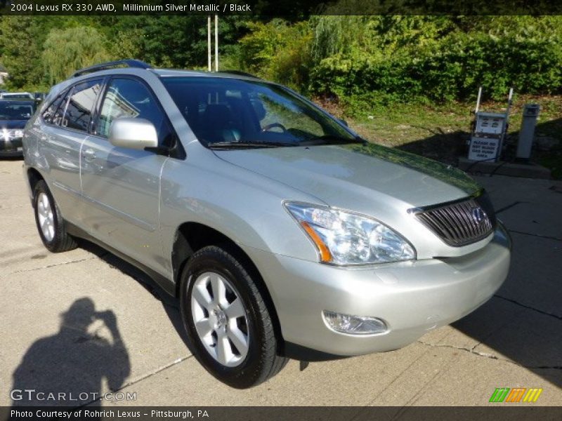 Millinnium Silver Metallic / Black 2004 Lexus RX 330 AWD