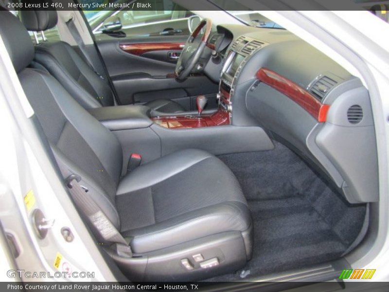 Mercury Silver Metallic / Black 2008 Lexus LS 460