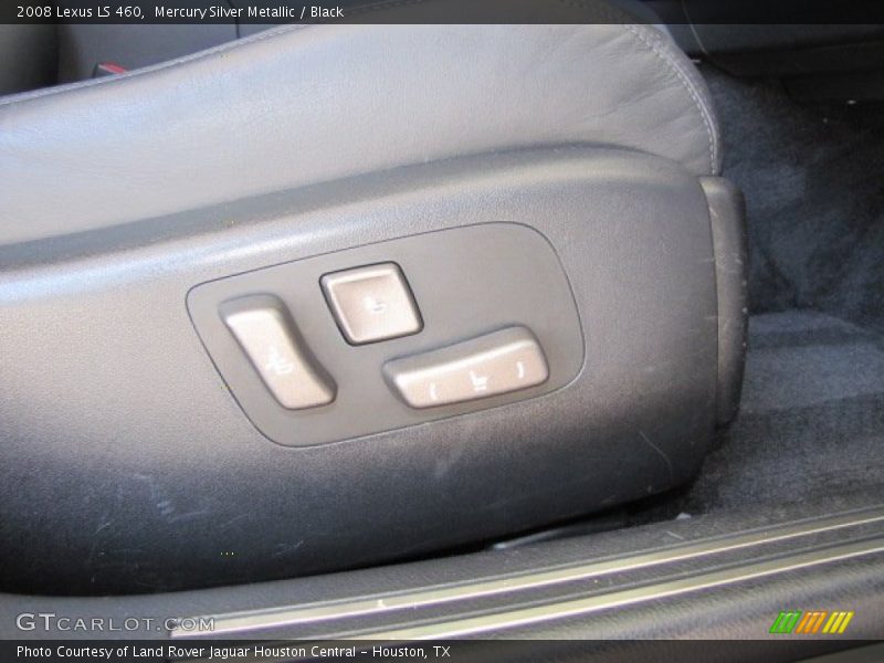 Mercury Silver Metallic / Black 2008 Lexus LS 460