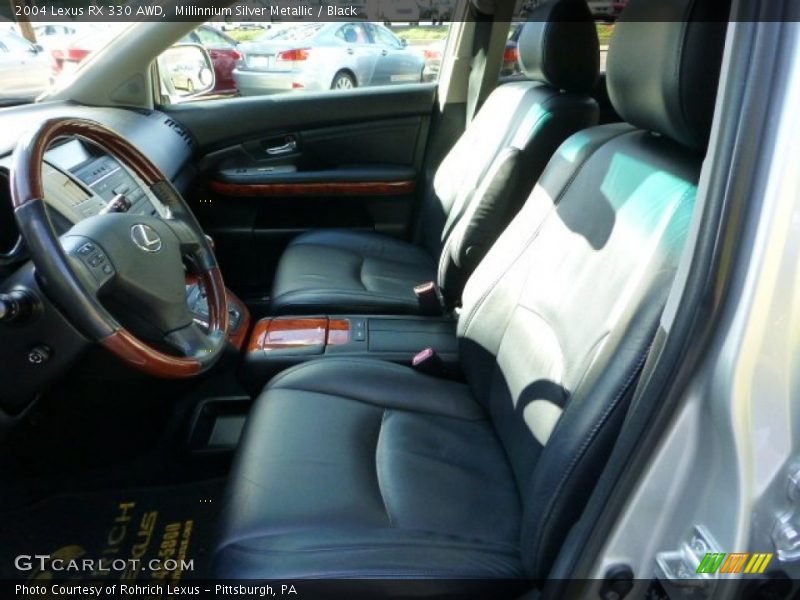 Millinnium Silver Metallic / Black 2004 Lexus RX 330 AWD