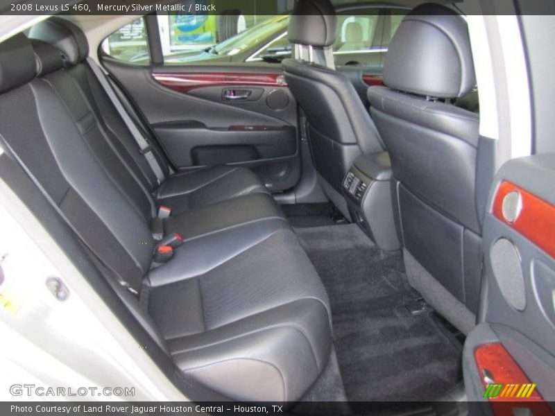 Mercury Silver Metallic / Black 2008 Lexus LS 460