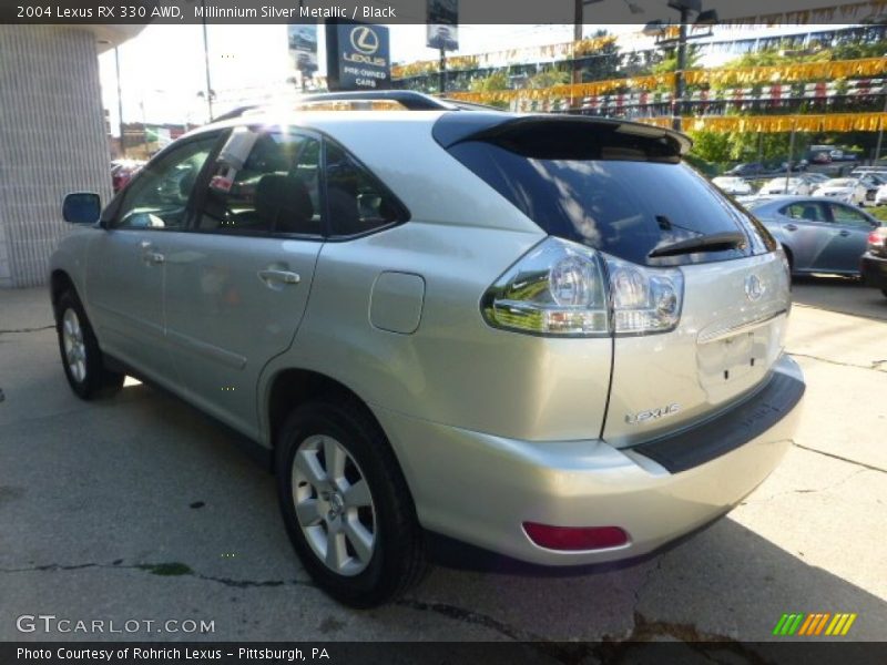 Millinnium Silver Metallic / Black 2004 Lexus RX 330 AWD