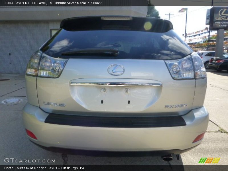 Millinnium Silver Metallic / Black 2004 Lexus RX 330 AWD