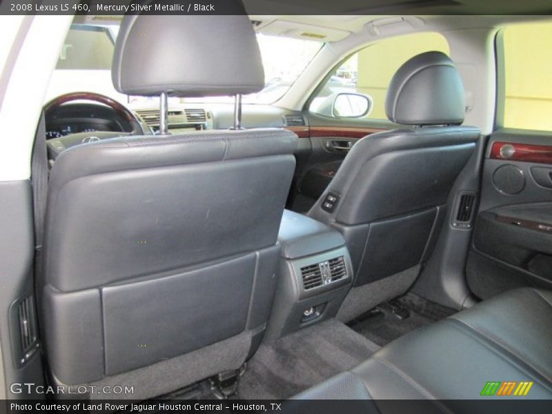 Mercury Silver Metallic / Black 2008 Lexus LS 460